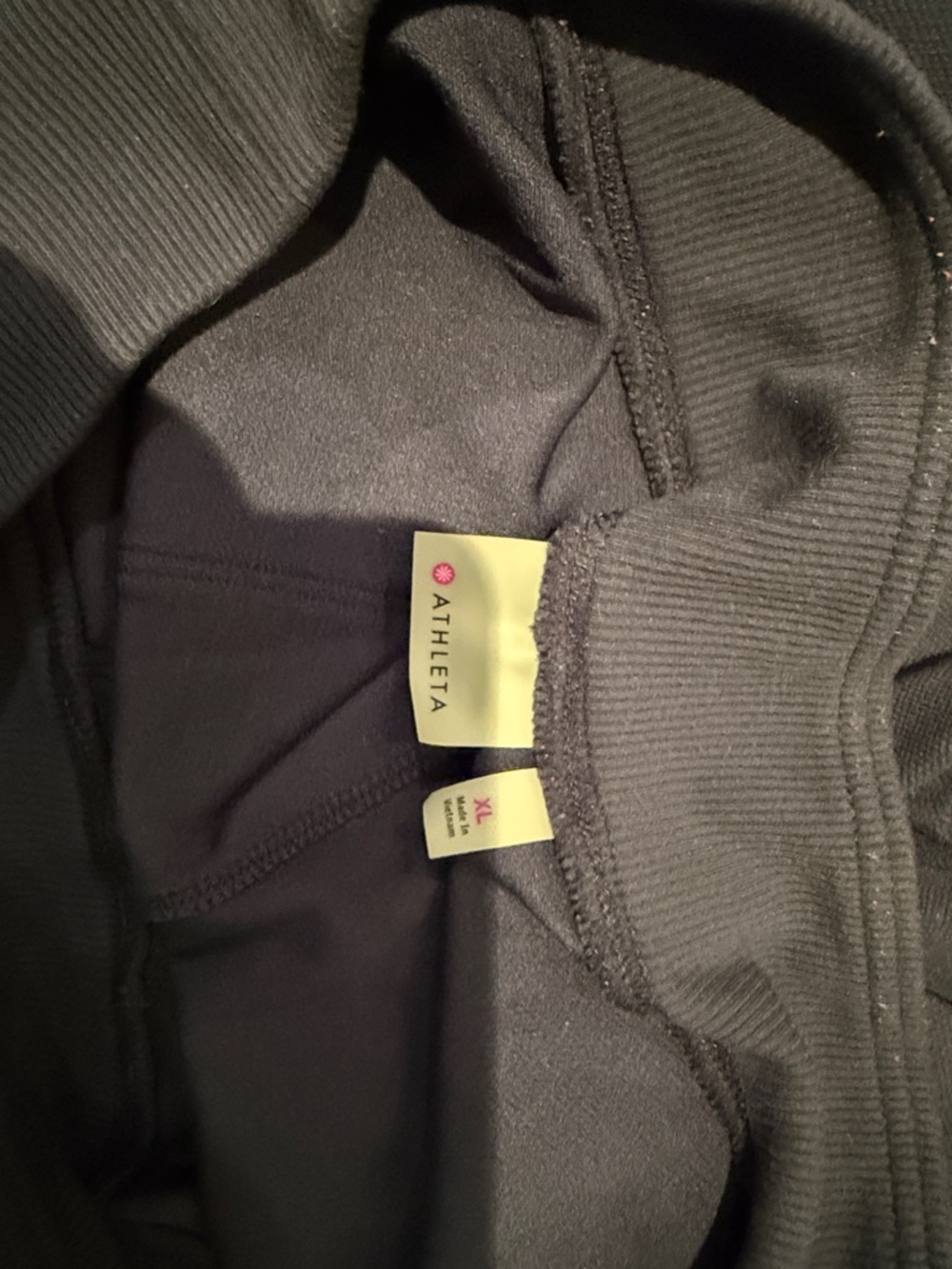 Athleta Navy Pique Jogger XL